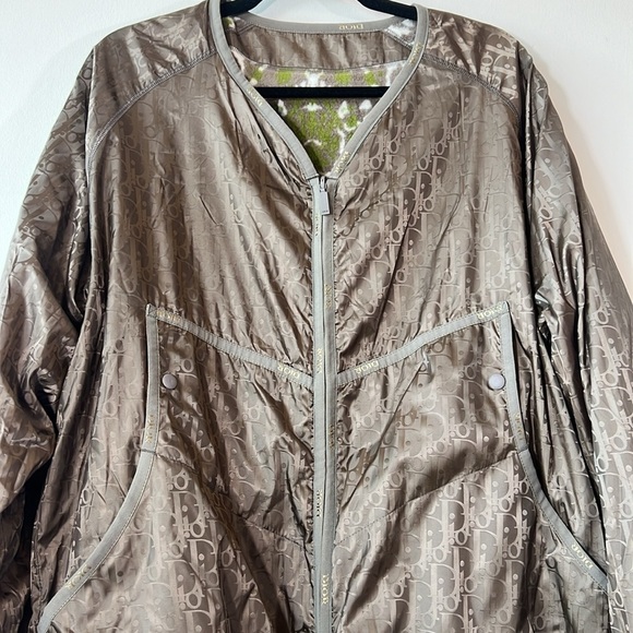 Dior Printed Fleece Jacket- Green - Picture 1 of 16